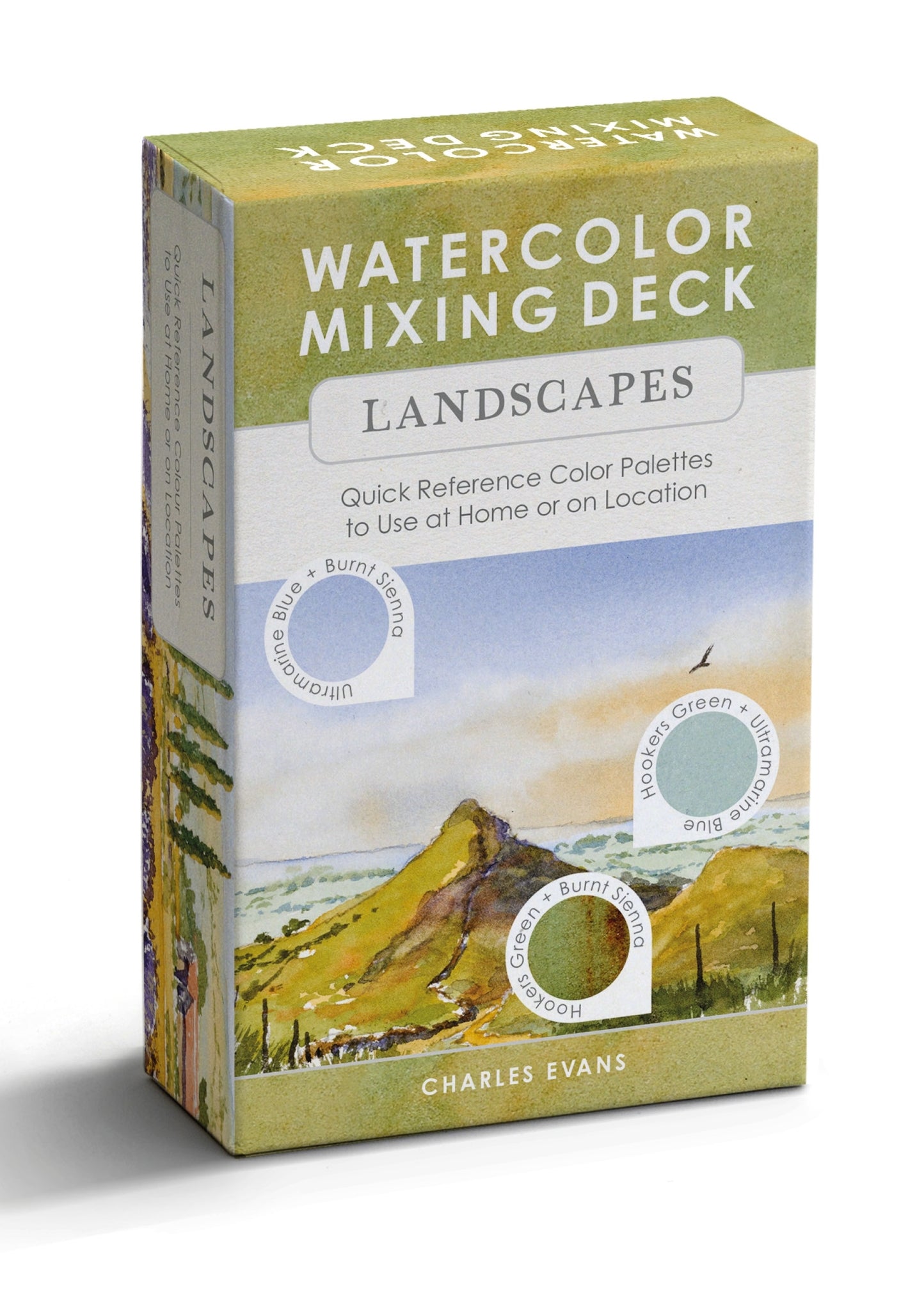 Cover image for Watercolor Mixing Deck: Landscapes ISBN 9781446316726